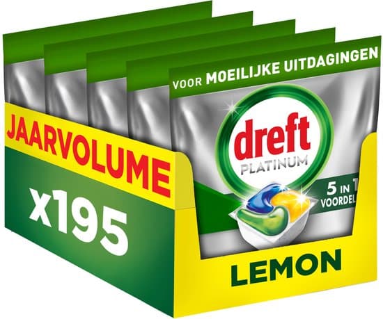 52% korting op Dreft Platinum Vaatwascapsules bij bol.com